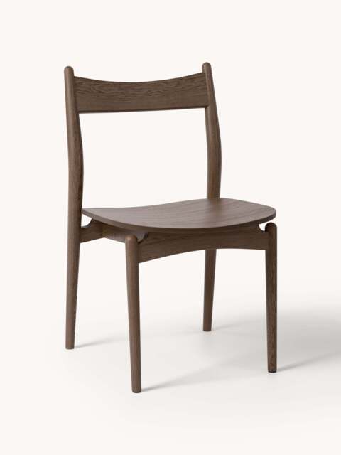 Ash Wood Dining Chair Koa - image 1