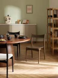 Ash Wood Dining Chair Koa - thumbnail 7