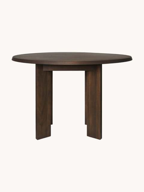 Beech Wood Dining Table Tarn, 114 x 105 cm - image 1