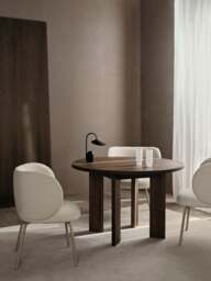 Beech Wood Dining Table Tarn, 114 x 105 cm - thumbnail 3
