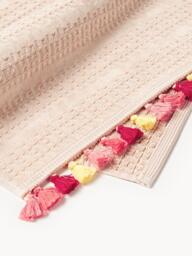 Velour Towel Set Tallulah with Decorative Fringes, in various set sizes - thumbnail 3