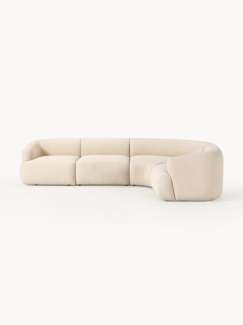 Modular Bouclé Corner Sofa Sofia (4-seater) - image 1