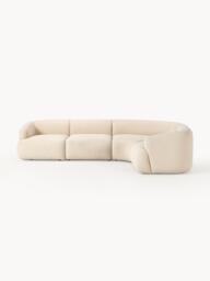 Modular Bouclé Corner Sofa Sofia (4-seater) - thumbnail 1