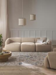 Modular Bouclé Sofa Sofia (3-seater) - thumbnail 2