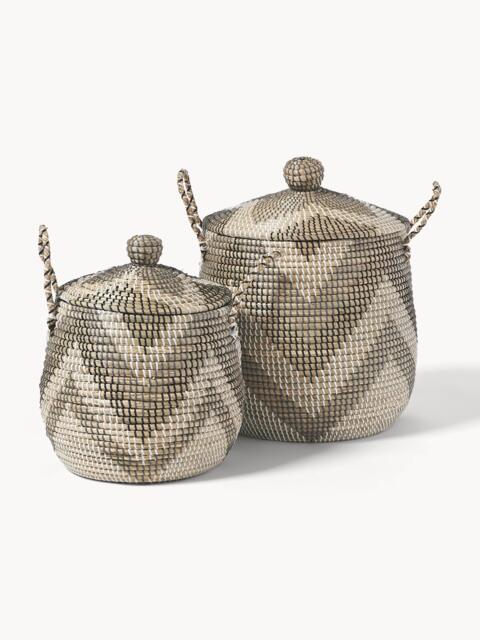 Storage Baskets Mija with Lids, Set of 2 - image 1