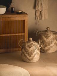 Storage Baskets Mija with Lids, Set of 2 - thumbnail 2