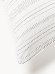 Washed Linen Duvet Cover Telma with Stripes - thumbnail 6