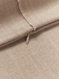 Hand-Woven Cushion Cover Terre with Decorative Seam - thumbnail 4