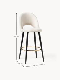 Velvet Bar Chair Rachel - thumbnail 8