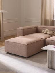 Linen Blend Ottoman Lennon - thumbnail 2