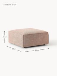 Linen Blend Ottoman Lennon - thumbnail 8