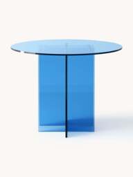 Round Glass Dining Table Anouk, in various sizes - thumbnail 2