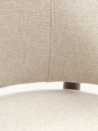 Upholstered Ash Wood Dining Chair Nemo with Armrests - thumbnail 8