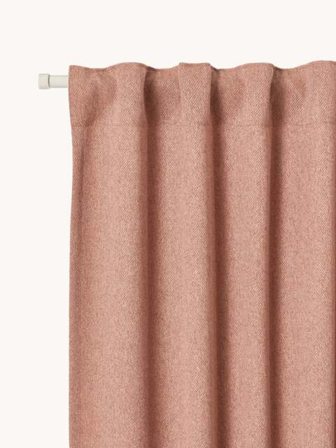 Opaque Multi-Band Curtains Joan, Set of 2, W 140 cm - image 1