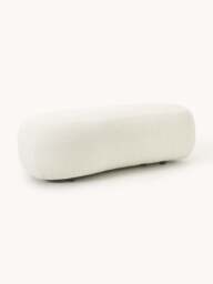 Bouclé XL Ottoman Alba - thumbnail 1