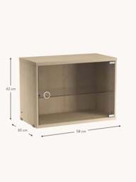 Display Cabinet String System with Swing Glass Door, W 58 x D 30 cm - thumbnail 4