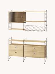 Display Cabinet String System with Swing Glass Door, W 58 x D 30 cm - thumbnail 3