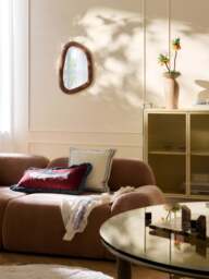 Organic Wall Mirror Irina, H 65 cm - thumbnail 7