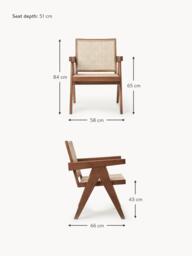 Armchair Sissi with Viennese Wickerwork - thumbnail 9