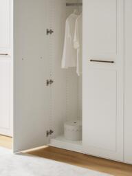 Modular Hinged Door Wardrobe Charlotte, 300 cm Wide, in various sizes - thumbnail 9