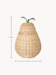 Kids Handmade Rattan Storage Basket Pear - thumbnail 6