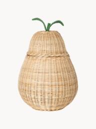 Kids Handmade Rattan Storage Basket Pear - thumbnail 1