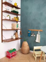 Kids Handmade Rattan Storage Basket Pear - thumbnail 4