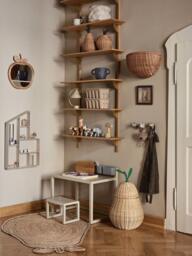 Kids Handmade Rattan Storage Basket Pear - thumbnail 5