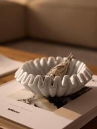 Handmade Decorative Marble Bowl Santorini, Ø 18 cm - thumbnail 6