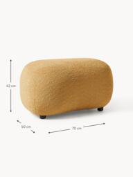 Teddy-Bouclé Ottoman Alba - thumbnail 7