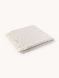 Wool Throw Faro With Cashmere - thumbnail 1