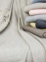 Wool Throw Faro With Cashmere - thumbnail 4