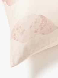 Cotton Sateen Duvet Cover Marino with Floral Print - thumbnail 6