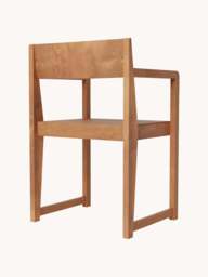 Birch Wood Arm Chair 01 - thumbnail 4