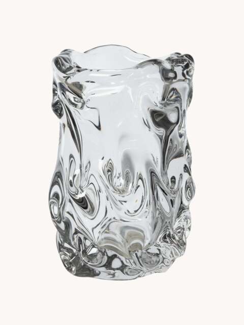 Mouth-Blown Vase Virelle, H 24 cm