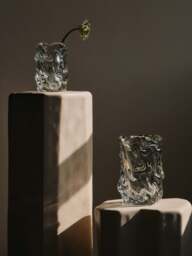 Mouth-Blown Vase Virelle, H 24 cm - thumbnail 4