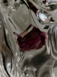 Mouth-Blown Vase Virelle, H 24 cm - thumbnail 2