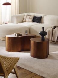 Metal Side Tables Dale in Organic Shape, Set of 2 - thumbnail 2
