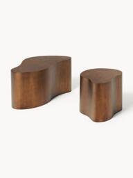 Metal Side Tables Dale in Organic Shape, Set of 2