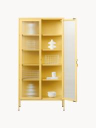 Metal Display Cabinet The Collector with Ribbed Glass - thumbnail 5