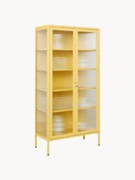 Metal Display Cabinet The Collector with Ribbed Glass - thumbnail 3
