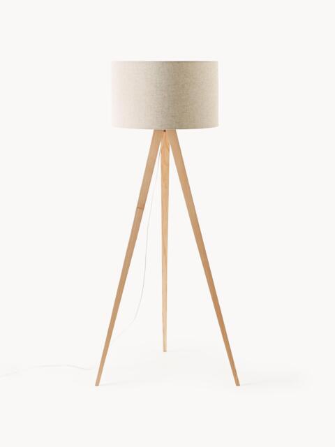 Solid Wood Tripod Floor Lamp Jake - image 1