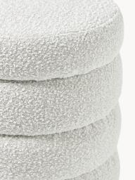 Small Bouclé Upholstered Bench Alto with Storage Space - thumbnail 7