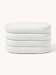 Small Bouclé Upholstered Bench Alto with Storage Space - thumbnail 5
