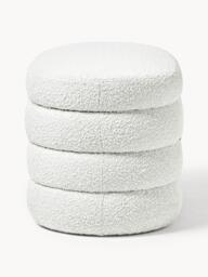 Small Bouclé Upholstered Bench Alto with Storage Space - thumbnail 6