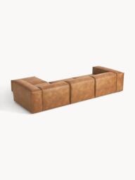 Modular Leather Sofa Lennon (4-seater) with Ottoman (left/right) - thumbnail 7