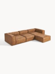 Modular Leather Sofa Lennon (4-seater) with Ottoman (left/right) - thumbnail 5