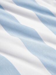Striped Reversible Cotton Duvet Cover Lorena - thumbnail 4
