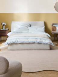 Striped Reversible Cotton Duvet Cover Lorena - thumbnail 8