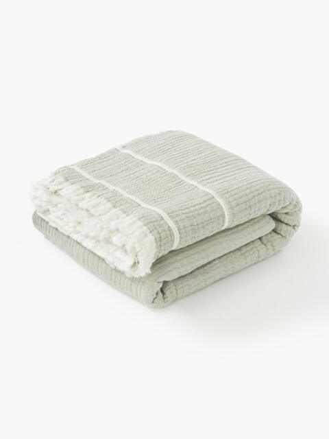 Cotton Bedspread Kailani with Fringes - image 1